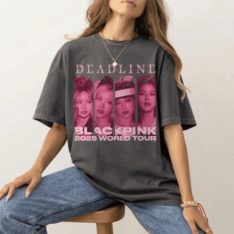 BLACKPINK Deadline World Tour 2025 T-Shirt, Jennie, Jisoo