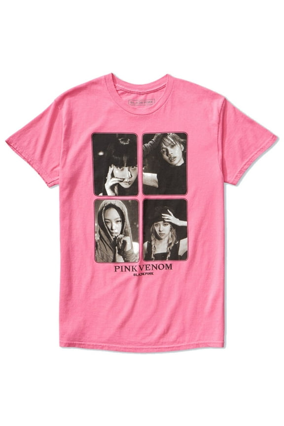 Unisex Official Merchandise Pink Venom Portrait Tee T-Shirt (Large, Pink)