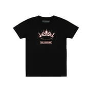 BLACKPINK Unisex Officially Licensed The Album Crown Tee T-Shirt in Black (XX-Large, Black)
