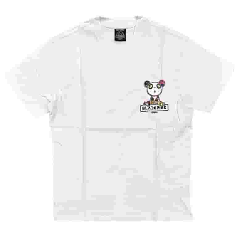 【Takashi Murakami x Blackpink】Signature T-Shirt WHITE BLACKPINK Unisex X Takashi Murakami Signature Tee T-Shirt
