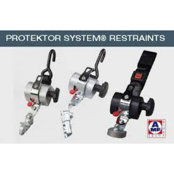 BLACKSERIES - PROTEKTOR®-System Wheelchair Restraint | 4 PACK KIT Attachment: w/Loop, Fitting: Smart Fitting
