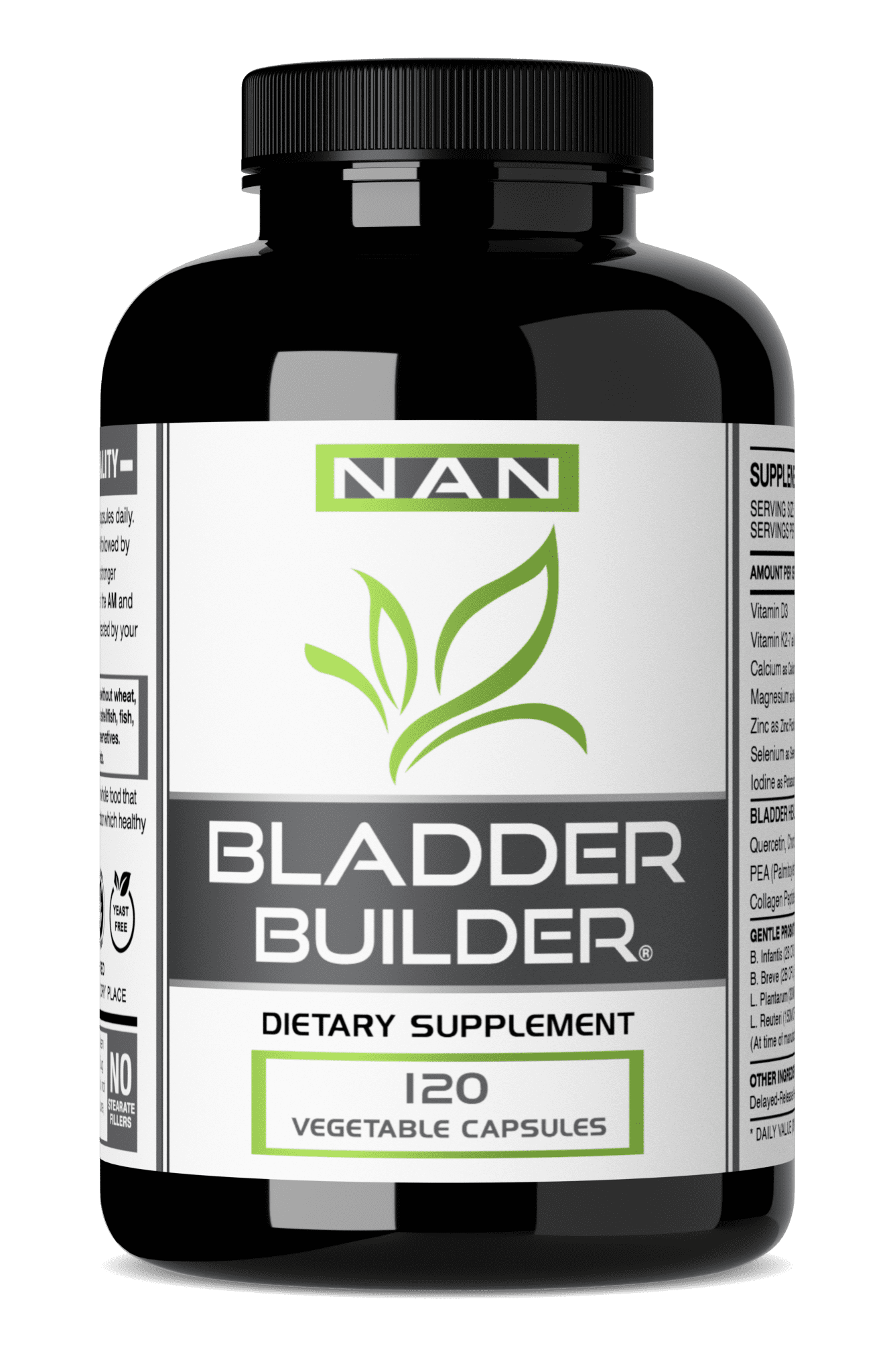 BLADDER BUILDER 120 Caps Aid in Reducing Bladder Pain & Urinary