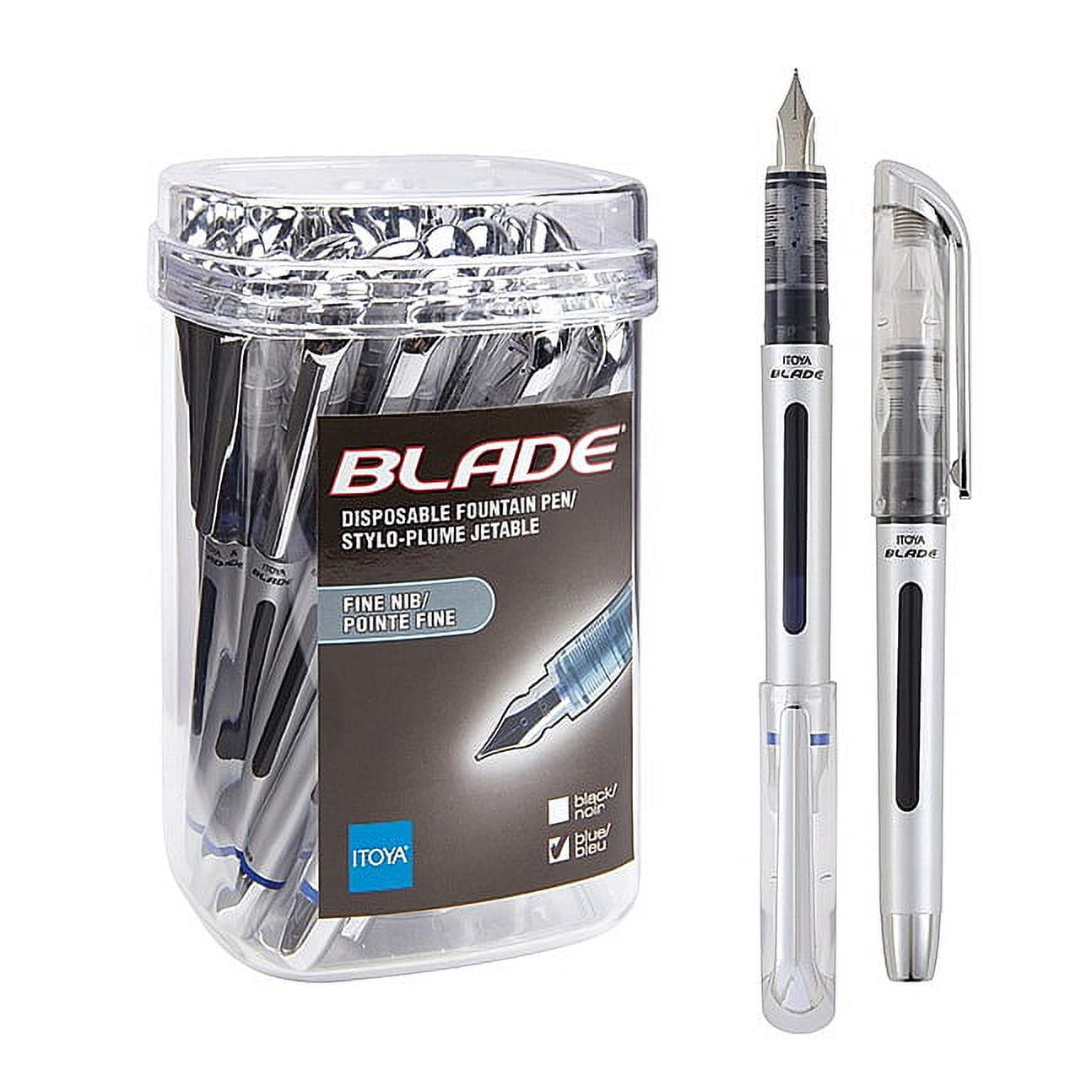 BLADE BLUE Ready-to-Write Fountain Pen by Itoya   BUY a BUCKET and SAVE