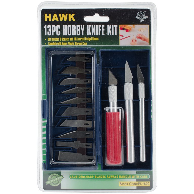 Craft Hobby Knife Kit With 26 Assorted Blades And Cutting Mat