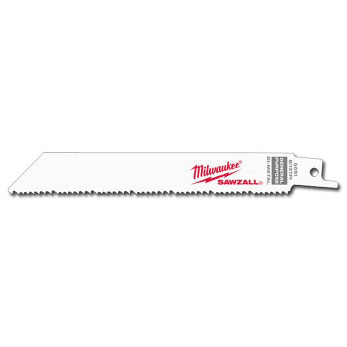 Milwaukee Tool 6" 8/12 TPI SAWZALL Blades (Bulk - 100 Pk)