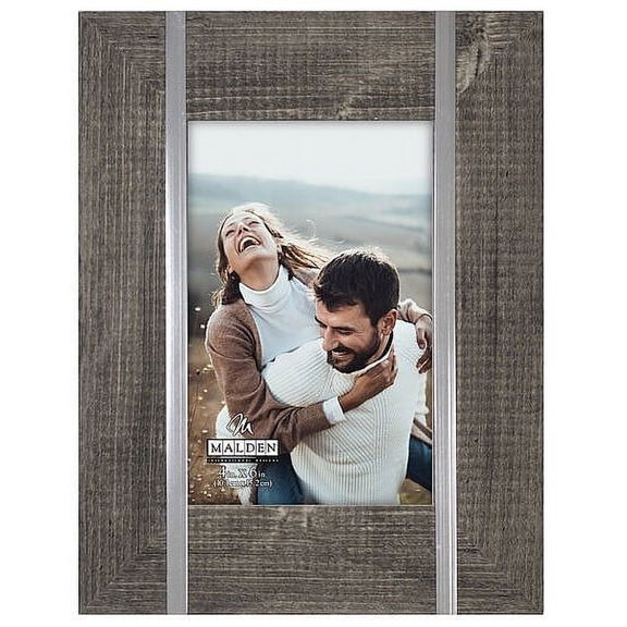 BLAIR GREY w metal inlay 4x6 frame - 4x6