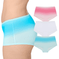 thumbnail image 1 of BLAKE & CO. Women's Micro Boyshort Underwear, 3-Pack, Sizes S-2X, 1 of 6