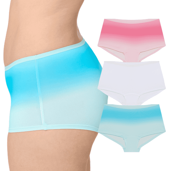 BLAKE & CO. Women's Micro Boyshort Underwear, 3-Pack, Sizes S-2X