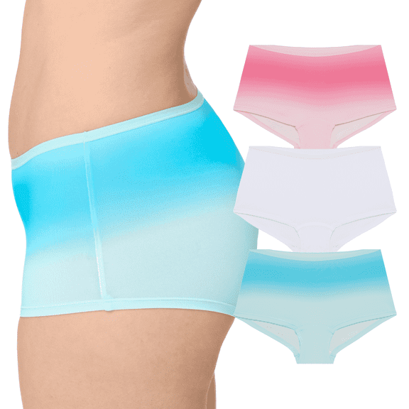 BLAKE & CO. Women's Micro Boyshort Underwear, 3-Pack, Sizes S-2X