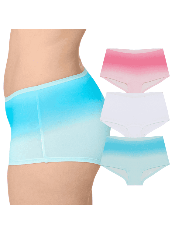 . Women's Micro Boyshort Underwear, 3-Pack, Sizes S-2X