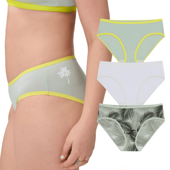 BLAKE & CO. Women's Micro Hipster Underwear, 3-Pack, Sizes S-2X