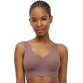 thumbnail image 1 of BLAKE & CO. Juniors' Bonded Wire-Free V-Neck Pullover Bralette, Sizes S-3X, 1 of 4