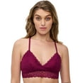 thumbnail image 1 of BLAKE & CO. Juniors' Lace Racerback Pullover Bralette, Sizes S-3X, 1 of 6