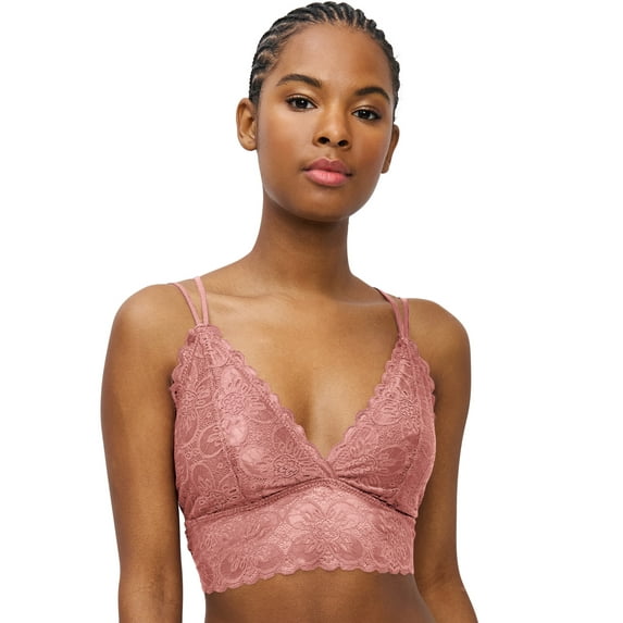 BLAKE & CO. Juniors' Lace Strappy Racerback Pullover Bralette , Sizes S - 3X