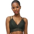 thumbnail image 1 of BLAKE & CO. Juniors' Lace Triangle Strappy Racerback Pullover Bralette , Sizes S - 3X, 1 of 5