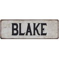 thumbnail image 1 of BLAKE Vintage Look Gift Rustic Chic Metal Sign 6x18 206180036237, 1 of 1