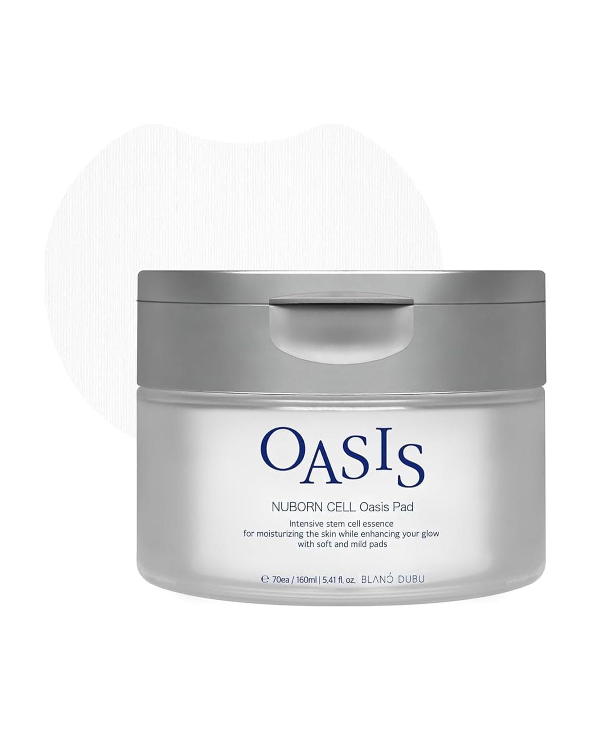 BLANC DUBU Nuborn Cell Oasis Moisture Pads (70 Pads / 160 mL) | Gentle Exfoliating Pads with PHA for Clearer, Smoother Skin