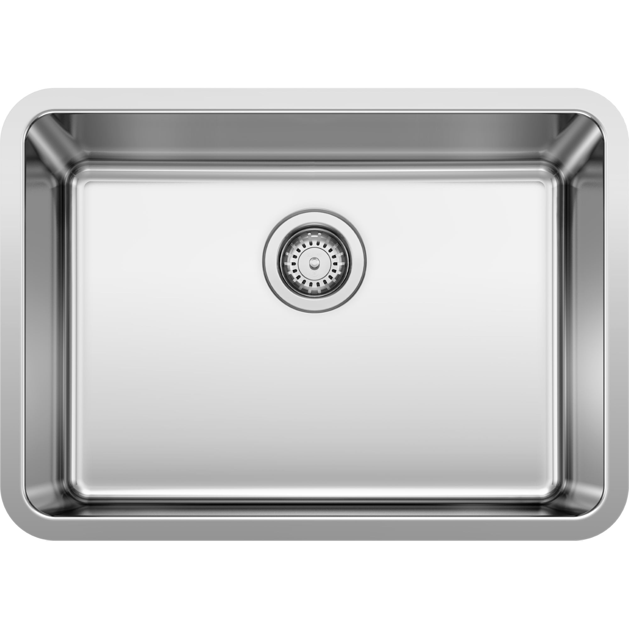 Formera 25" Satin Polished Stainless Steel Undermount Kitchen Sink
