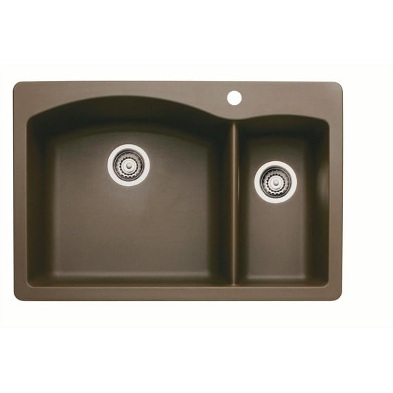 BLANCO DIAMOND 1.5 Dual Mount - Cafe Brown