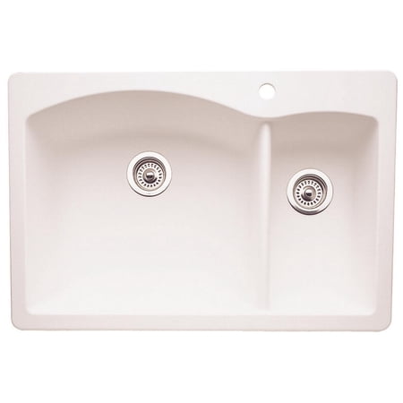 BLANCO DIAMOND 1.5 Dual Mount - White