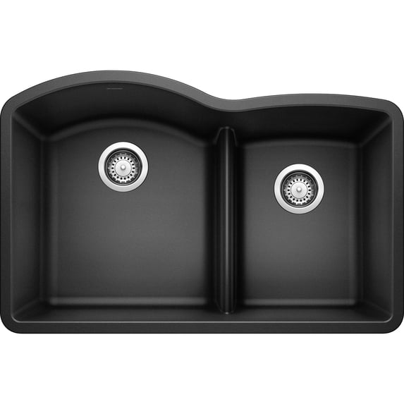BLANCO DIAMOND 1.75 Low Divide Undermount - Anthracite