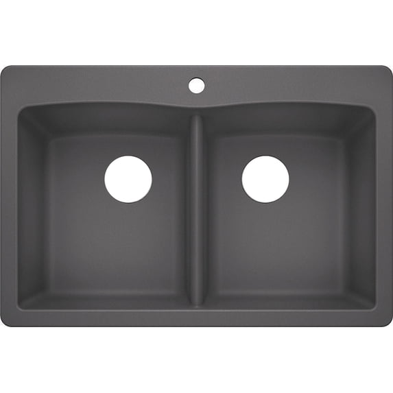 BLANCO DIAMOND Equal Double Dual Mount - Cinder