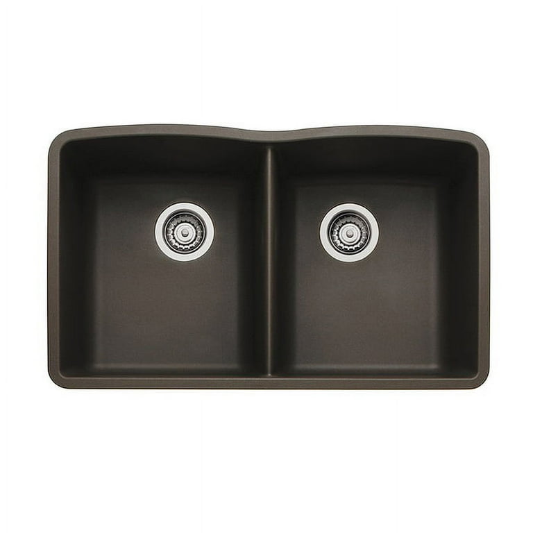 BLANCO DIAMOND Equal Double Undermount - Cafe Brown BLANCO DIAMOND Equal Double Undermount - Cafe Brown