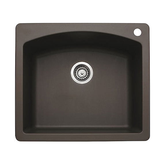 BLANCO DIAMOND Single Dual Mount - Cafe Brown