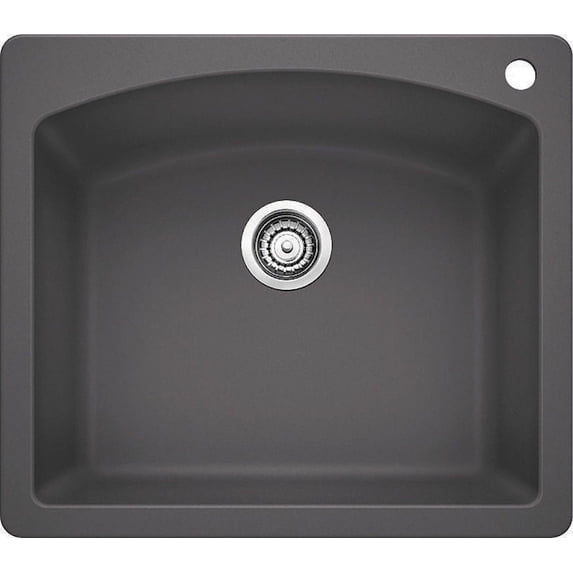 BLANCO DIAMOND Single Dual Mount - Cinder