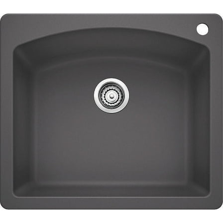 BLANCO DIAMOND Single Dual Mount - Cinder