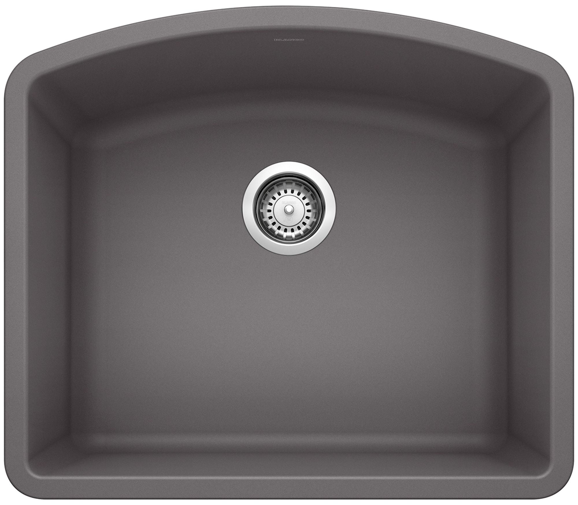 Cinder Granite Composite Single Bowl Undermount Kitchen Sink