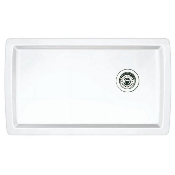 BLANCO DIAMOND White Composite 22in x 33-1/2in Single Bowl Sink