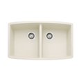 thumbnail image 1 of BLANCO PERFORMA Equal Double Undermount - Biscuit, 1 of 5