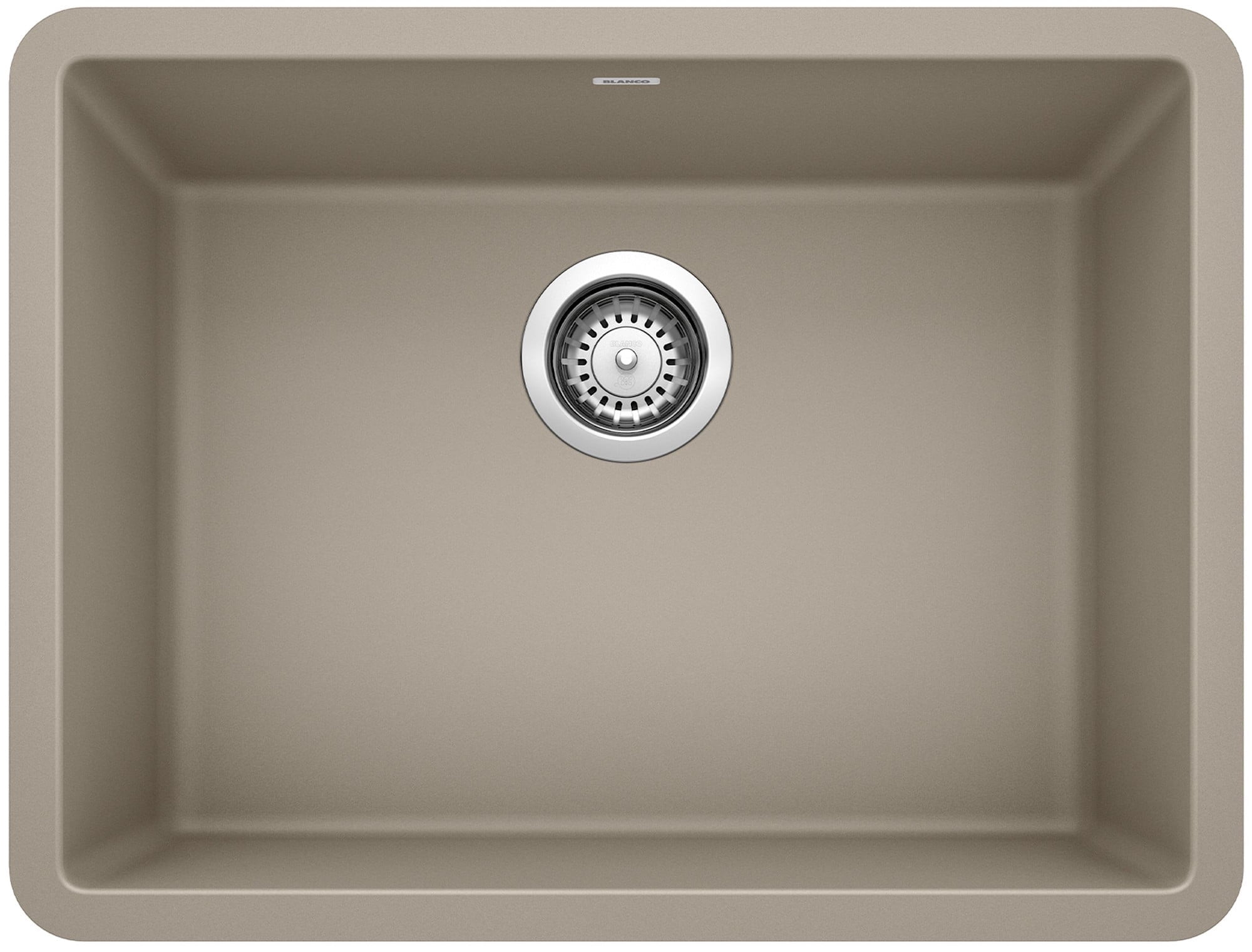 Precis 24" Truffle Granite Single Bowl Undermount Kitchen Sink