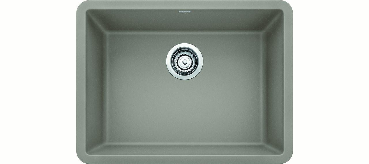 Precis 24" Truffle Granite Single Bowl Undermount Kitchen Sink