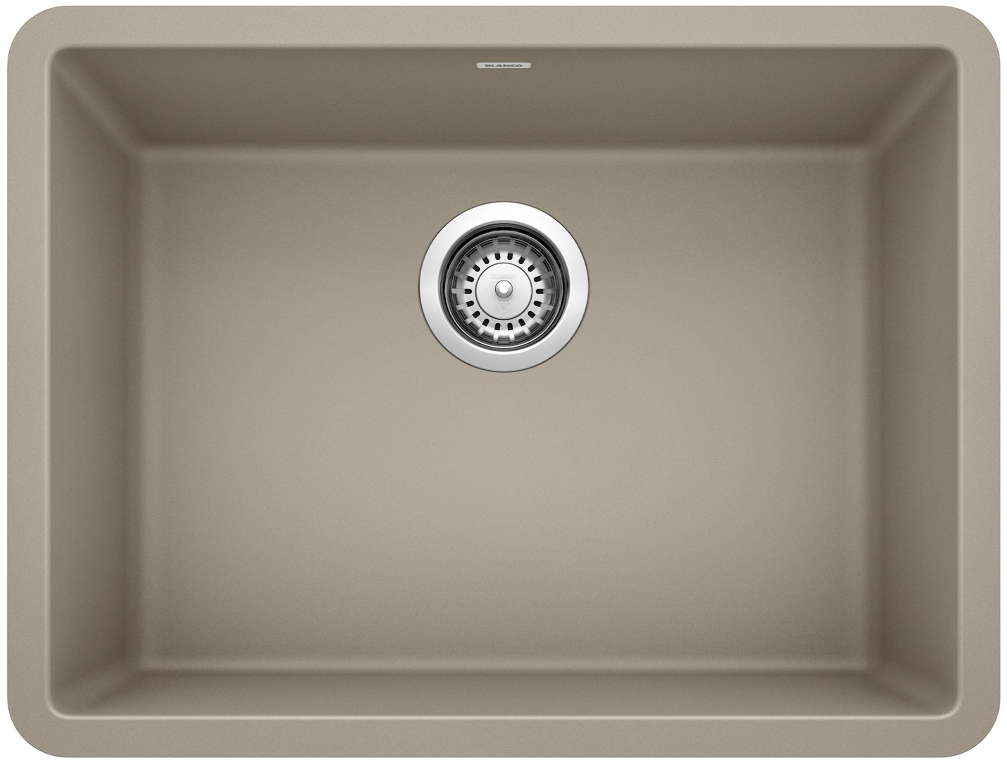Precis 24" Truffle Granite Single Bowl Undermount Kitchen Sink