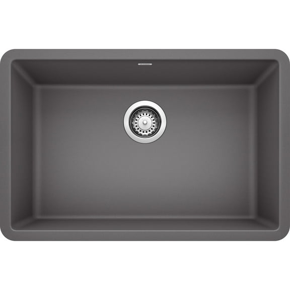 BLANCO PRECIS 27" Single Undermount - Cinder