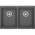 thumbnail image 1 of BLANCO PRECIS Equal Double Undermount - Cinder, 1 of 7