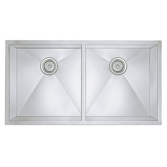 BLANCO PRECISION 16" R0 Large Equal Double Undermount