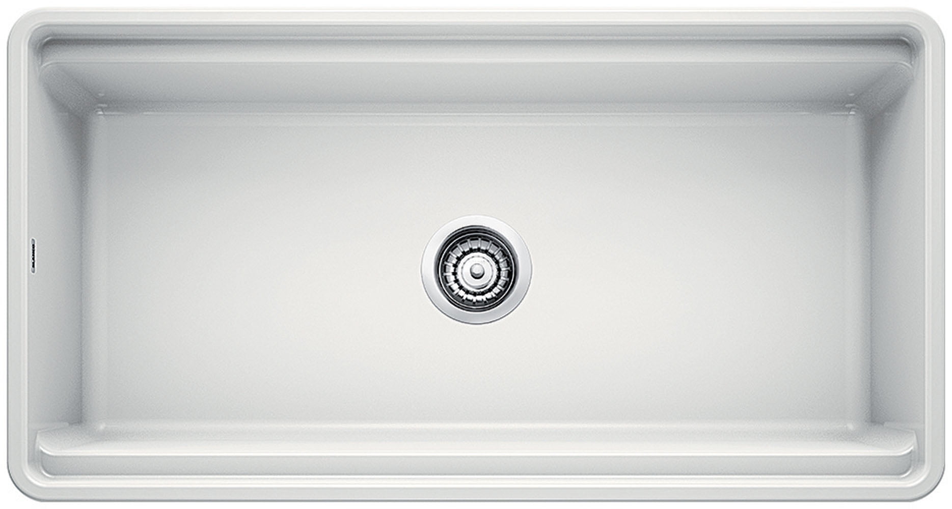 Profina 36" White Fireclay Farmhouse Apron Front Sink
