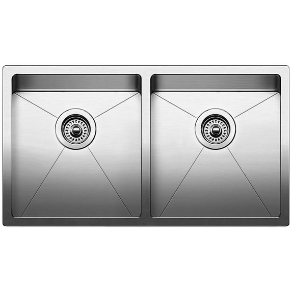 BLANCO QUATRUS R15 Equal Double Undermount