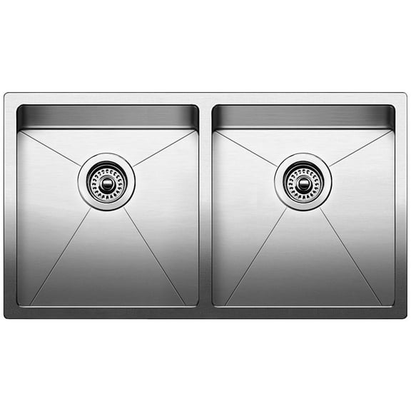 BLANCO QUATRUS R15 Equal Double Undermount