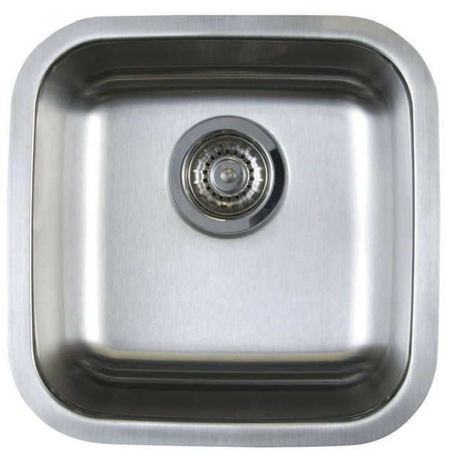 BLANCO STELLAR Brushed Stainless Steel 18 Gauge Rectangle Undermount Sink