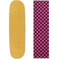 thumbnail image 1 of BLANK SKATEBOARD DECK - NATURAL - 8.5" Checker Pink Grip, 1 of 1