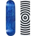thumbnail image 1 of BLANK SKATEBOARD DECK - STAINED BLUE - 8.5" Target Grip, 1 of 1