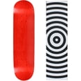 thumbnail image 1 of BLANK SKATEBOARD DECK - STAINED RED - 8.5" Target Grip, 1 of 1