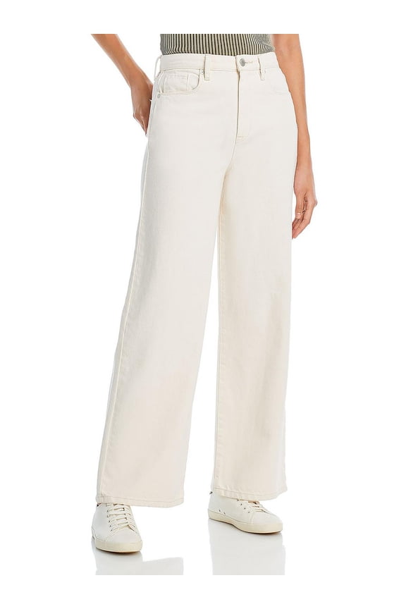 [BLANKNYC] Womens The Franklin Cotton High Rise Wide Leg Jeans