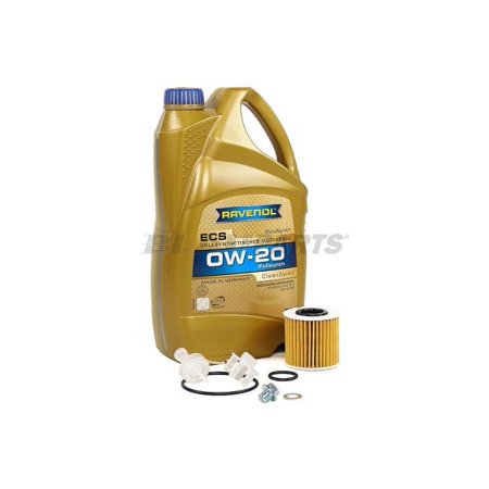 BLAU J1A2005-C Motor Oil Change Kit - Compatible with 2013-16 Lexus ES 300h w/ 4 Cylinder 2.5L Hybrid Engine - 0w20