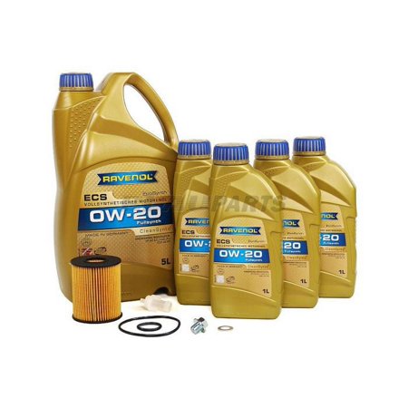 BLAU J1A2007-A Motor Oil Change Kit - Compatible with 2008-16 Lexus LS 600h w/ 8 Cylinder 5.0L Hybrid Engine - 0w20