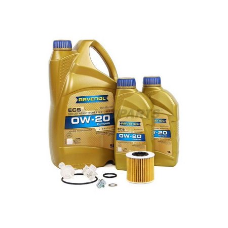 BLAU J1A2008-D Motor Oil Change Kit - Compatible with 2013-17 Toyota Avalon w/ 6 Cylinder 3.5L Engine - 0w20